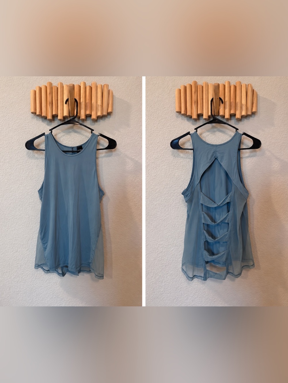 Victoria’s Secret Sport Open Back Tank Top | Blue | Size XS FITS LIKE S